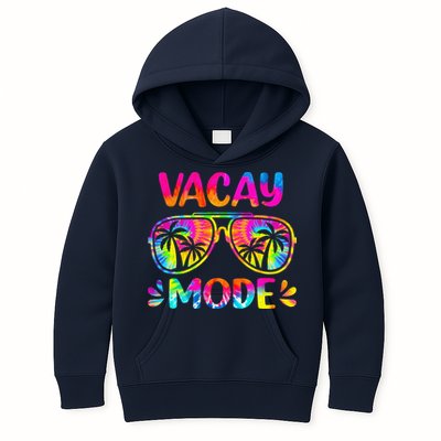Vacay Mode Palm Tree Beach Vacation Summer Getaway Holiday Kids Hoodie