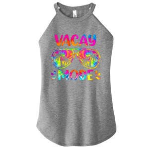 Vacay Mode Palm Tree Beach Vacation Summer Getaway Holiday Women's Perfect Tri Rocker Tank