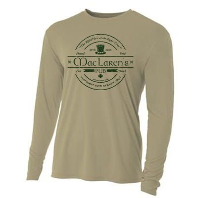 Vintage McclarenS Pub From How I Met Your Mother Cooling Performance Long Sleeve Crew