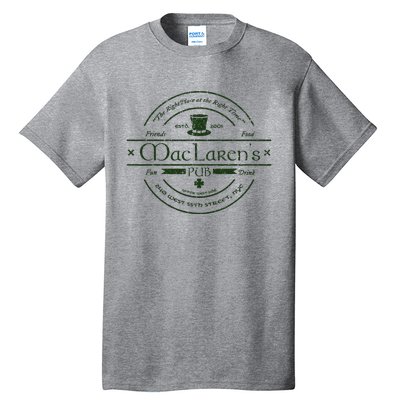 Vintage McclarenS Pub From How I Met Your Mother Tall T-Shirt