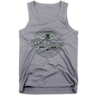 Vintage McclarenS Pub From How I Met Your Mother Tank Top