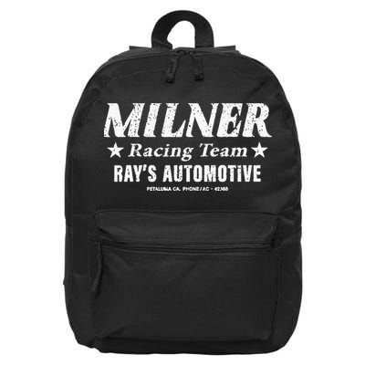 Vintage Milner Racing Team 1964 16 in Basic Backpack