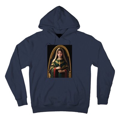 Virgin Mary Roman Catholic Christmas Vintage Hoodie