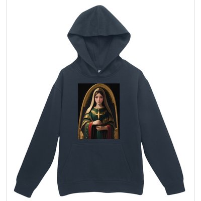 Virgin Mary Roman Catholic Christmas Vintage Urban Pullover Hoodie