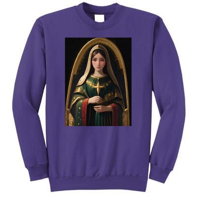 Virgin Mary Roman Catholic Christmas Vintage Sweatshirt