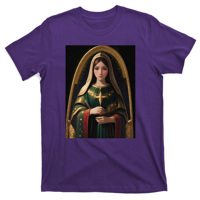 Virgin Mary Roman Catholic Christmas Vintage T-Shirt