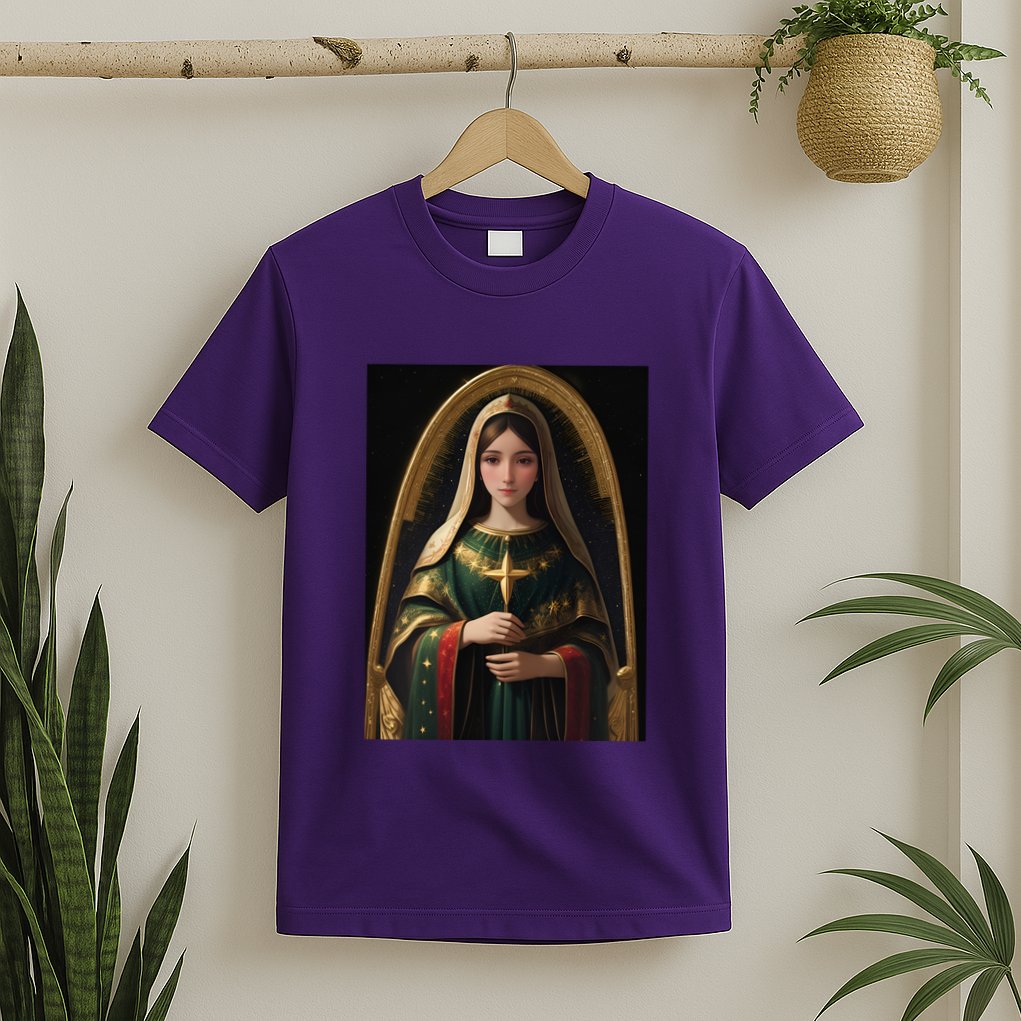 Virgin Mary Roman Catholic Christmas Vintage T-Shirt