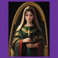 Virgin Mary Roman Catholic Christmas Vintage T-Shirt