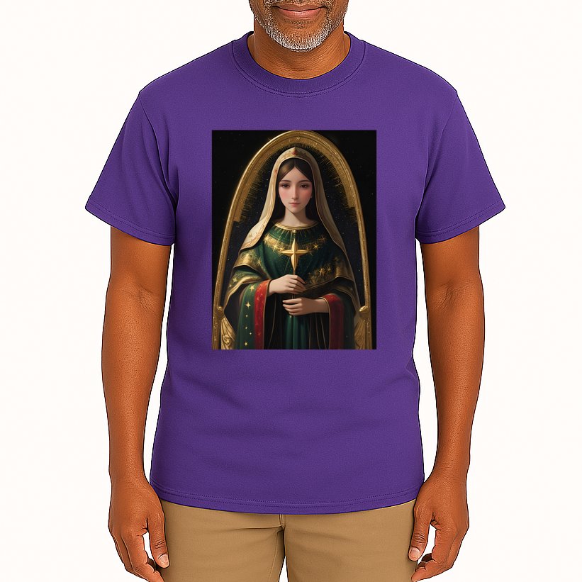 Virgin Mary Roman Catholic Christmas Vintage Tall T-Shirt
