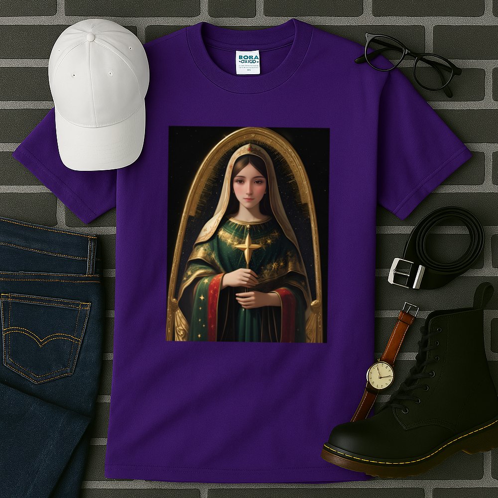 Virgin Mary Roman Catholic Christmas Vintage Tall T-Shirt