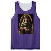 Virgin Mary Roman Catholic Christmas Vintage Mesh Reversible Basketball Jersey Tank