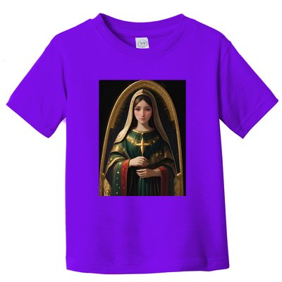 Virgin Mary Roman Catholic Christmas Vintage Toddler T-Shirt