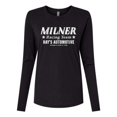 Vintage Milner Racing Team 1964 Womens Cotton Relaxed Long Sleeve T-Shirt