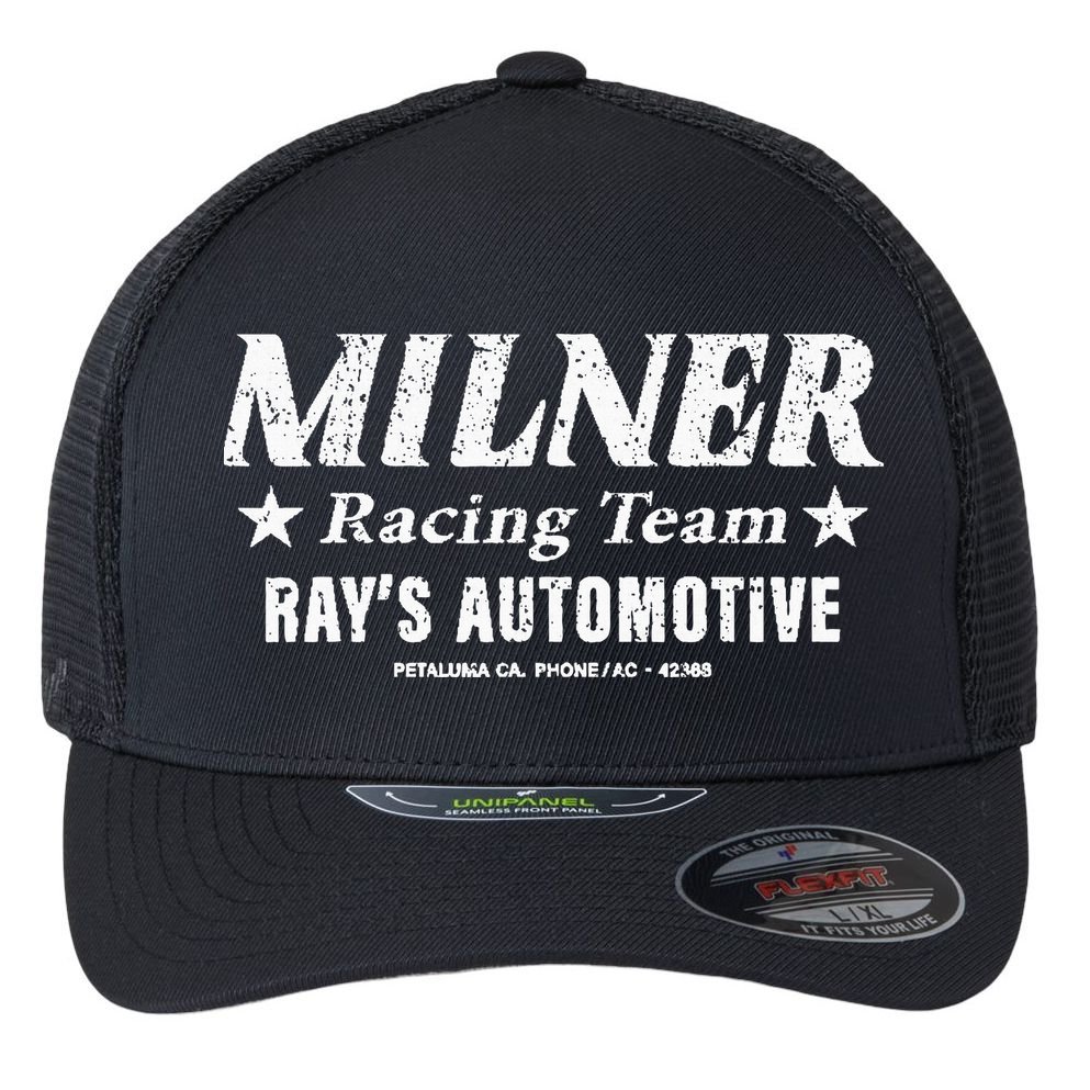 Vintage Milner Racing Team 1964 Flexfit Unipanel Trucker Cap