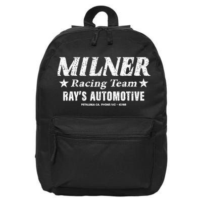 Vintage Milner Racing Team 1964 16 in Basic Backpack