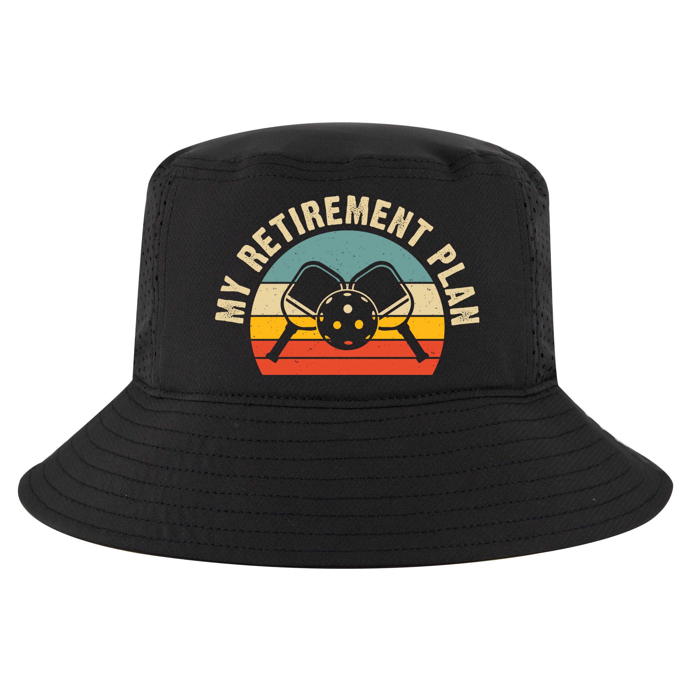Vintage My Retirement Plan Pickleball Paddles For Team Sport Cool Comfort Performance Bucket Hat