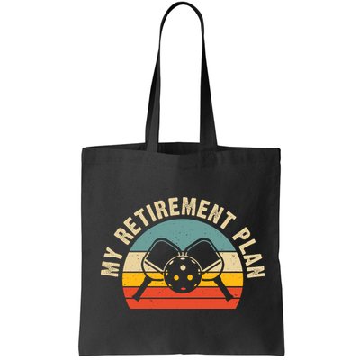 Vintage My Retirement Plan Pickleball Paddles For Team Sport Bag