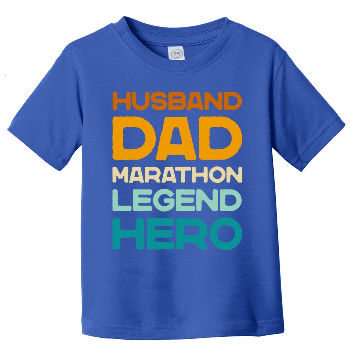 Vintage Marathon Runner 26 2 For Husband FatherS Day Gift Toddler T-Shirt