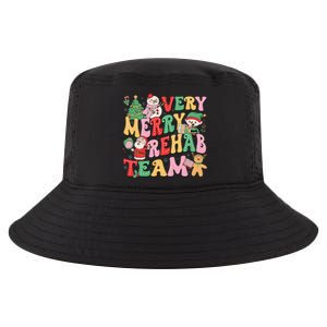 Verry Merry Rehab Team Pt Ot Slp Therapy Team Christmas Cool Comfort Performance Bucket Hat