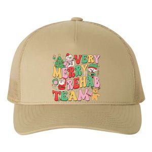 Verry Merry Rehab Team Pt Ot Slp Therapy Team Christmas Yupoong Adult 5-Panel Trucker Hat