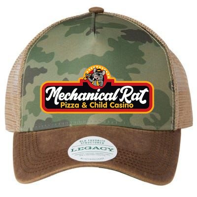 Vintage Mechanical Rat Pizza And Child Casino Funny Mouse Legacy Tie Dye Trucker Hat