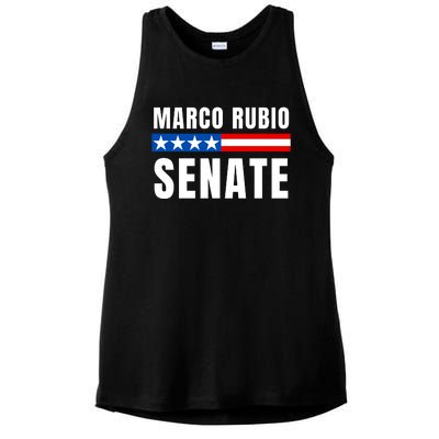 Vote Marco Rubio Florida Senator Reelect Marco Rubio Ladies PosiCharge Tri-Blend Wicking Tank