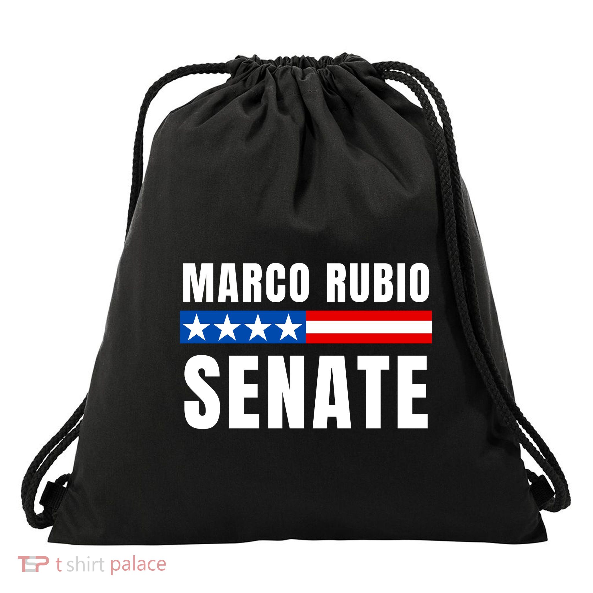 Vote Marco Rubio Florida Senator Reelect Marco Rubio Drawstring Bag