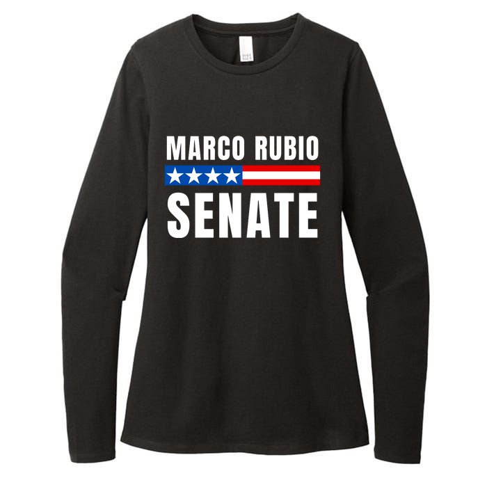 Vote Marco Rubio Florida Senator Reelect Marco Rubio Womens CVC Long Sleeve Shirt