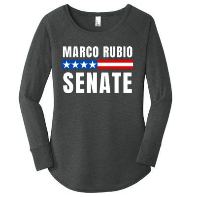 Vote Marco Rubio Florida Senator Reelect Marco Rubio Women's Perfect Tri Tunic Long Sleeve Shirt