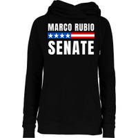 Vote Marco Rubio Florida Senator Reelect Marco Rubio Womens Funnel Neck Pullover Hood