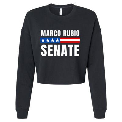 Vote Marco Rubio Florida Senator Reelect Marco Rubio Cropped Pullover Crew