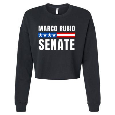 Vote Marco Rubio Florida Senator Reelect Marco Rubio Cropped Pullover Crew