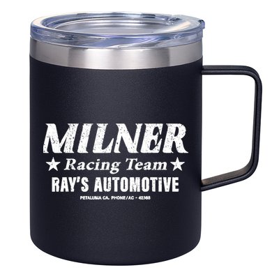 Vintage Milner Racing Team 1964 12oz Stainless Steel Coffee Mug