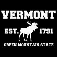 Vermont Moose Souvenir Est 1791 Green Mountain Bucket Hat