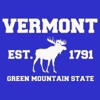 Vermont Moose Souvenir Est 1791 Green Mountain Toddler T-Shirt