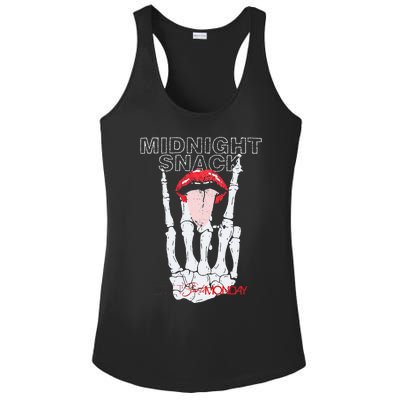 Vintage Midnight Snack Design Ladies PosiCharge Competitor Racerback Tank