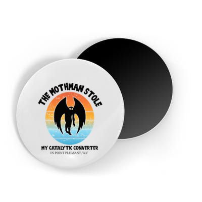 Vintage Mothman Stole My Catalytic Converter Mothman Cryptid Magnet