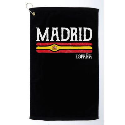 Vintage Madrid Spain Souvenir Espana Gift Golf Towel