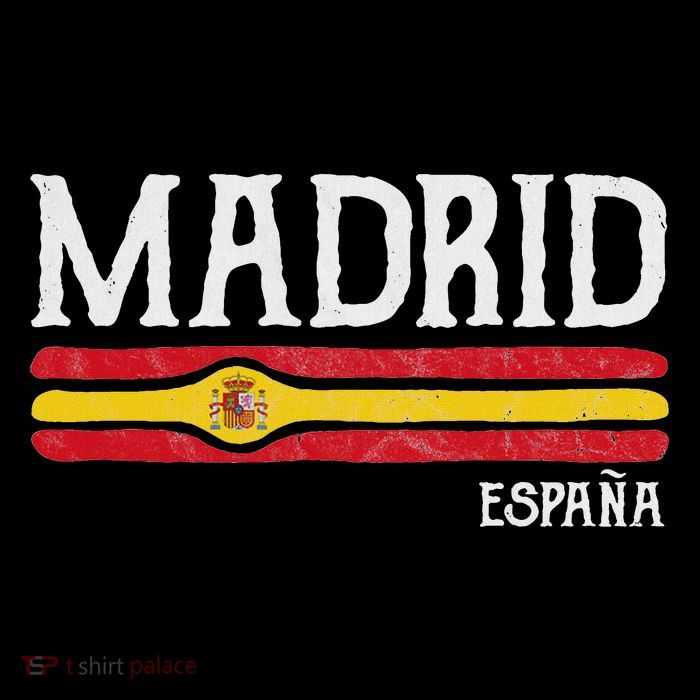 Vintage Madrid Spain Souvenir Espana Gift Kids T-Shirt