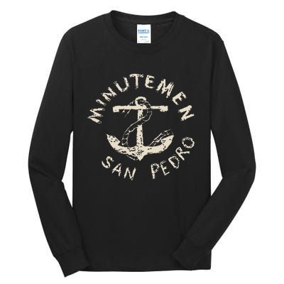 Vintage Minutemens San Pedro California In 1980 American Tall Long Sleeve T-Shirt