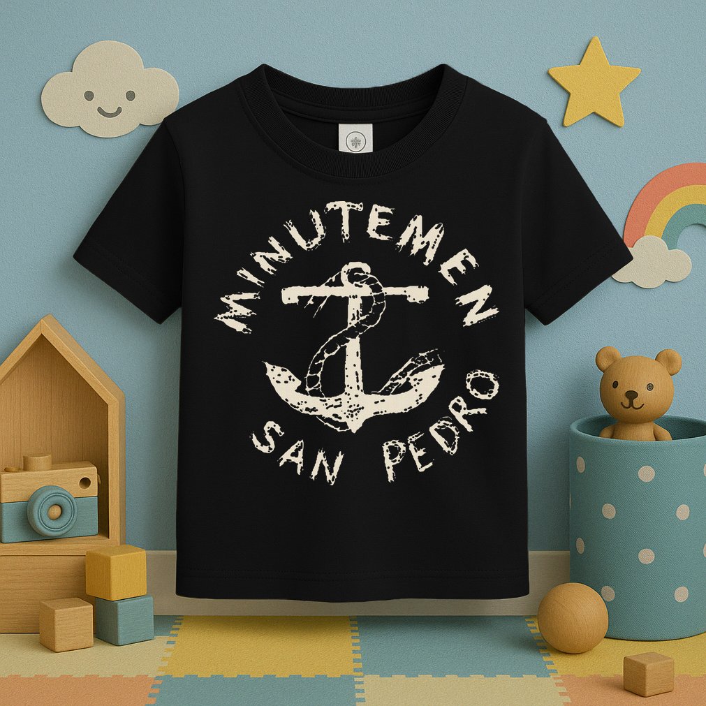 Vintage Minutemens San Pedro California In 1980 American Toddler T-Shirt