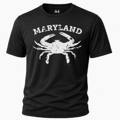 Vintage Maryland State Blue Crab Cooling Performance Crew T-Shirt