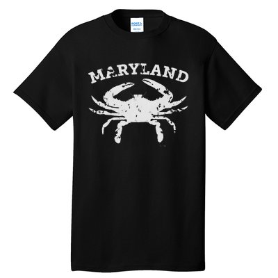 Vintage Maryland State Blue Crab Tall T-Shirt