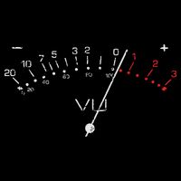 VU Meter Sound Engineer Hi Fi Analog Tee Stripe Pom Pom Beanie