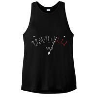 VU Meter Sound Engineer Hi Fi Analog Tee Ladies PosiCharge Tri-Blend Wicking Tank
