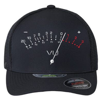 VU Meter Sound Engineer Hi Fi Analog Tee Flexfit Unipanel Trucker Cap