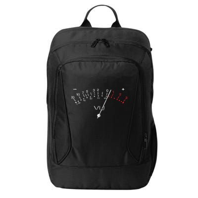 VU Meter Sound Engineer Hi Fi Analog Tee City Backpack