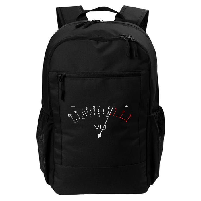 VU Meter Sound Engineer Hi Fi Analog Tee Backpack