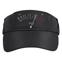 VU Meter Sound Engineer Hi Fi Analog Tee Adult Drive Performance Visor