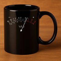 VU Meter Sound Engineer Hi Fi Analog Tee 11oz C Handle Ceramic Mug